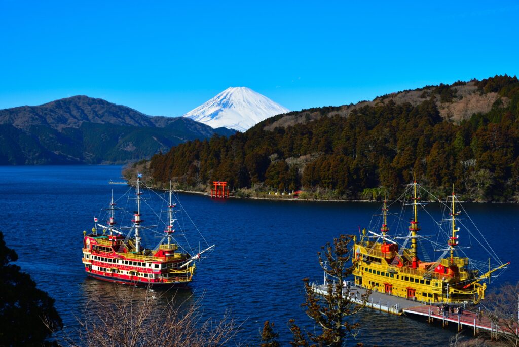 富士山と箱根海賊船