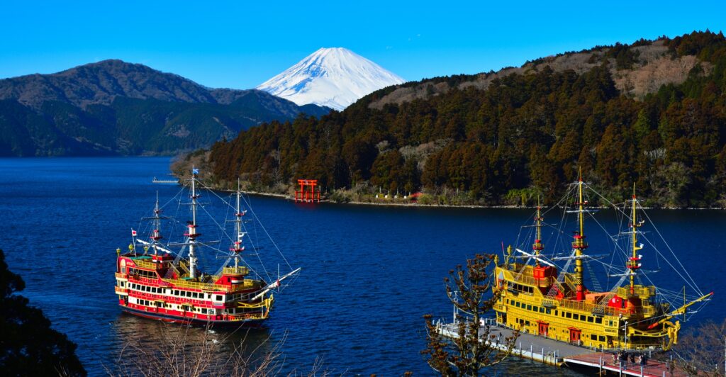 富士山と箱根海賊船